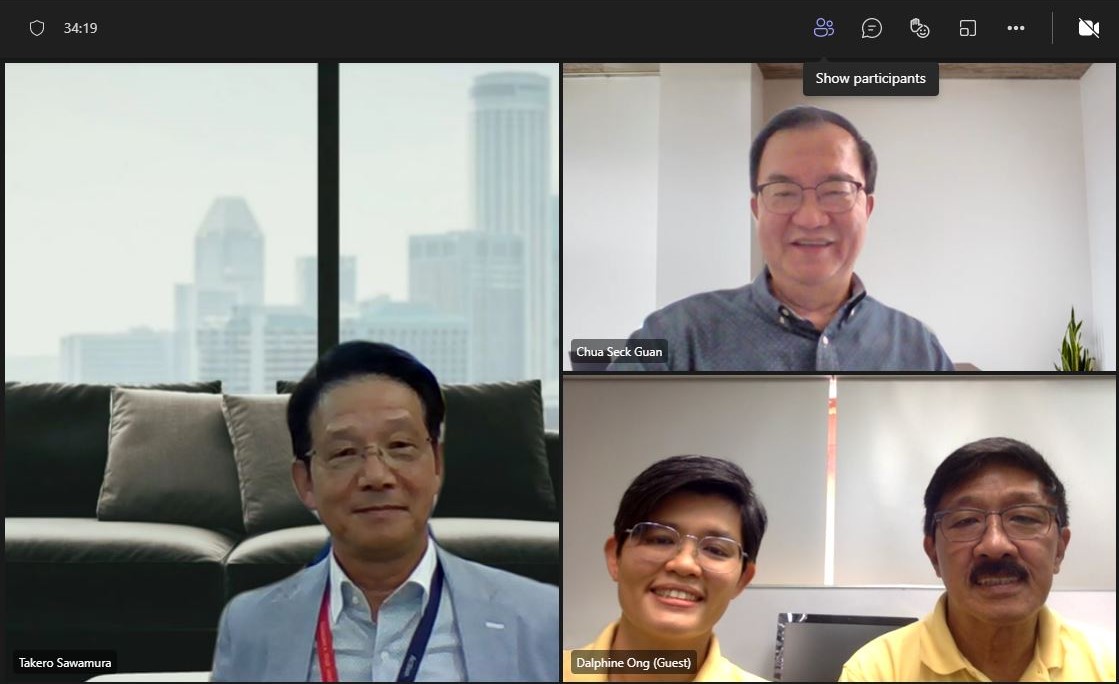 Virtual meeting between MSIG and Food Aid Foundation